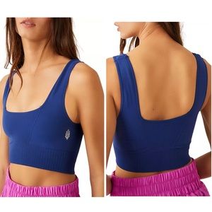 New Free People Movement Good Karma Square-Neck Bra